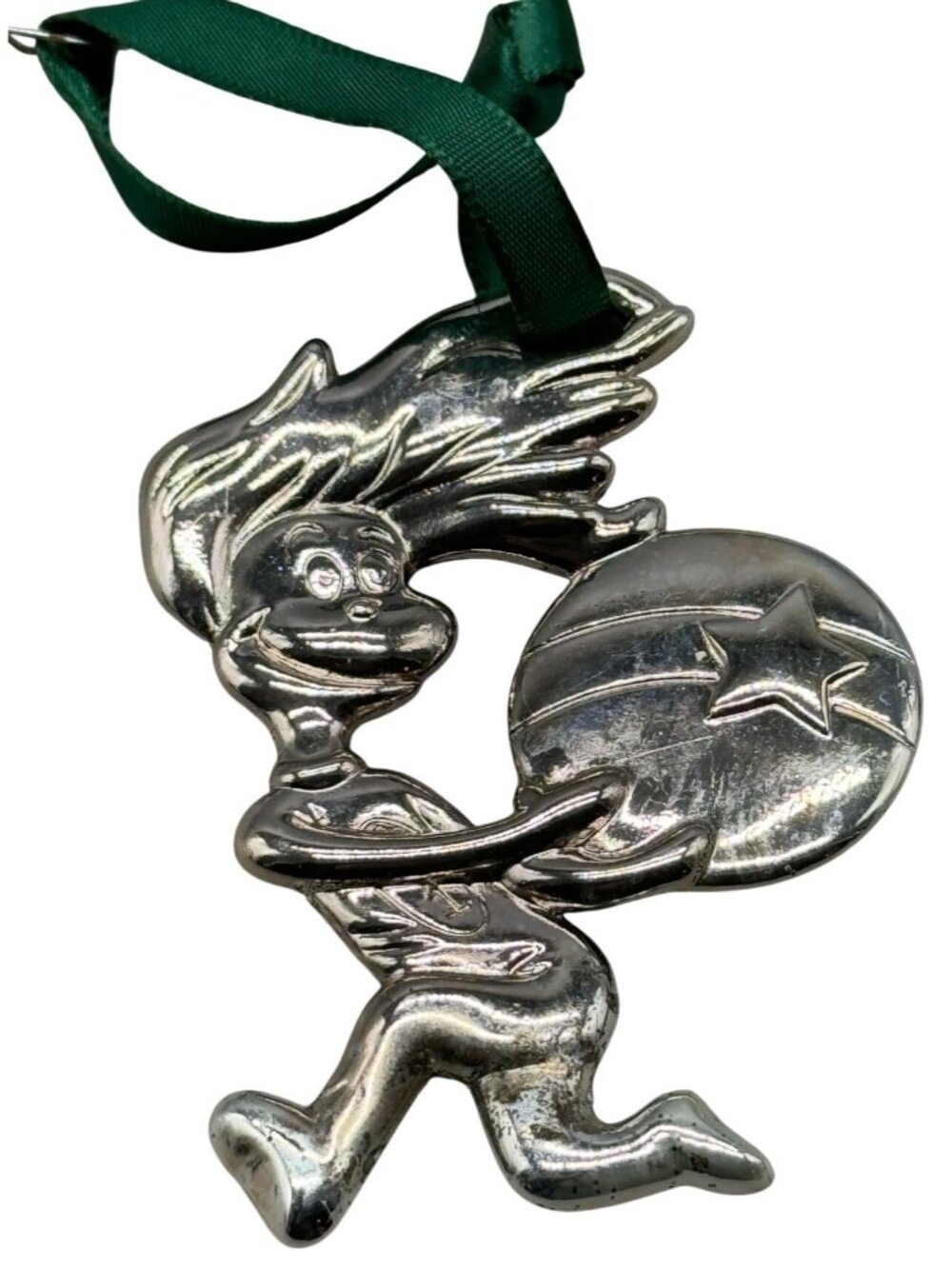 Dr Seuss Cat Hat Thing 1 Silverstone Christmas Tree Ornament Original Movie 2.5"